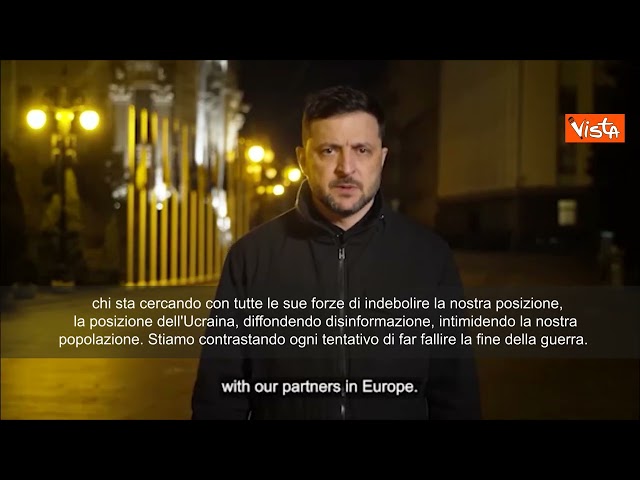 Zelensky: La Russia ha interesse a far fallire piano di pace