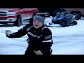 Ice racing alberta style.  Rip it.