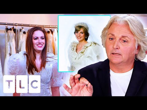 Bride Tries Her Mum's Royal Inspired Dress From The 80s | Say Yes to the Dress UK