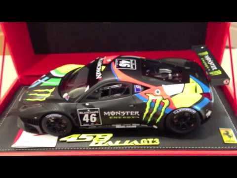 BBR Models Ferrari 458 Italia GT3 Valentino Rossi Car Model