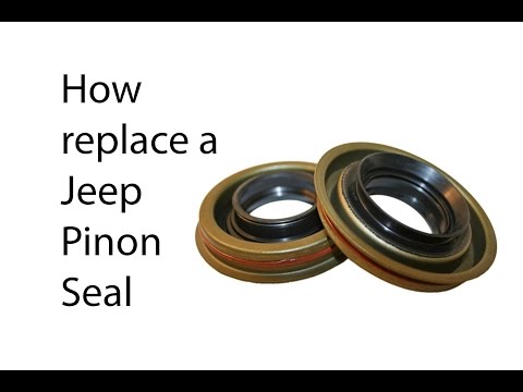 How to replace Jeep front pinon seal