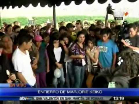 Dan último adiós a restos de Maryorih Keiko