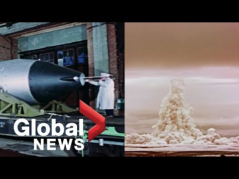 Russia releases previously classified 1961 footage of largest ever nuclear explosion