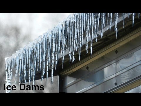 how to repair ice dam on roof