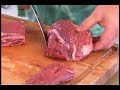 FireChiefGourmet.com How to trim and cut a Beef Tenderloin