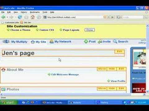 0 Exploring Customize My Site