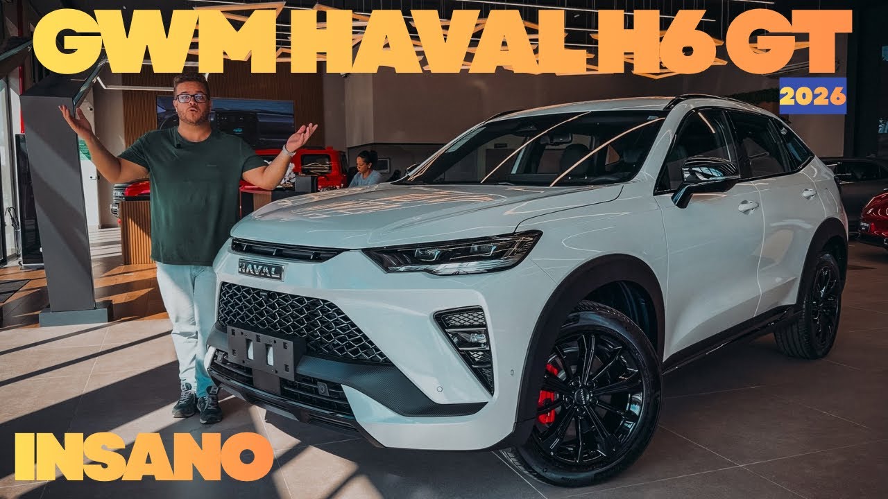 AVALIAÇÃO NOVO GWM HAVAL H6 GT 2026/26 - ANDA MUITO E BEBE POUCO!