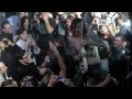 Justin Hawkins Crowd Surfs