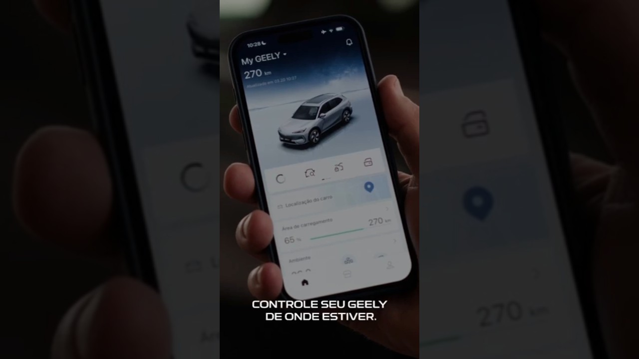 A tecnologia da Geely na palma da sua mão!