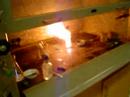 DC Finnen burns a cheeto with thermite