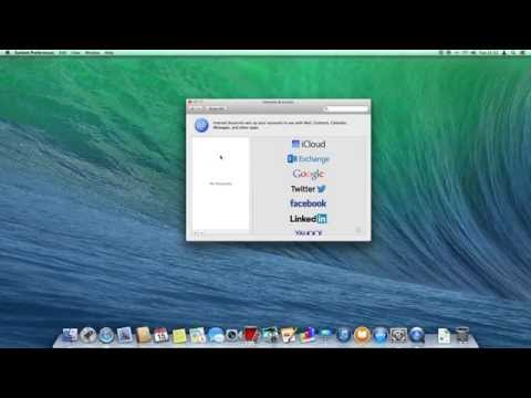 how to add facebook to os x
