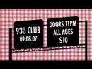 BLISSPOP SEPT 8 - 930 club DC BLISSPOP SEPT 8 - 930 club DC