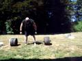 440 pull in the back yard