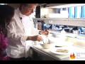 www.behindtheburner.com Are you looking for a spicy Southwestern dining experience? Fearings in Dallas is the place for you! Chef Dean Fearing is whisking up shrimp tacos with the exotic flavors of sweet mangos and tangy pickled red onions. Grab your boots and hold onto your cowboy hat, things are heating up! 