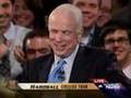McCain answers wiseass questions from college students