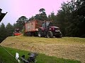 Loonbedrijf Koonstra (op de bult met case international 280