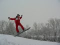 snowboard and indo board