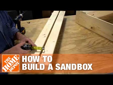 How-To Build a Sandbox - The Home Depot
