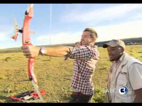 Janez learns the skill of archery