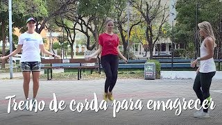 Treino de corda para emagrecer