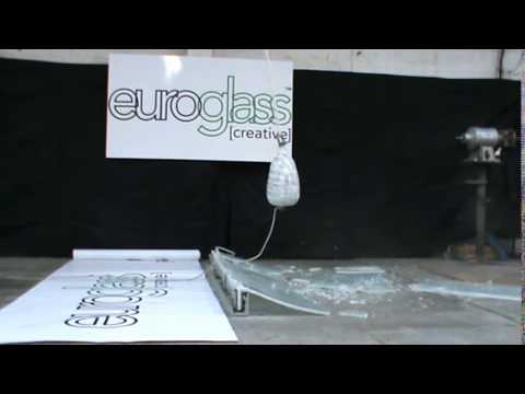 SWING BALL TEST: 12mm Toughened Glass 