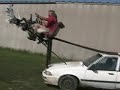 scare the girls in the redneck rollercoaster