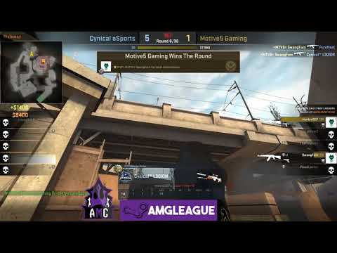 Motive 5 vs Cynical eSports | AMG Amateur League Season 1, Group A, Week 1. Partial VOD