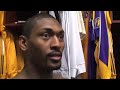 Lakers forward Ron Artest on Amare Stoudemire and Kendrick Perkins calling Pau Gasol soft