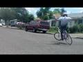 Tylers track bike tricks.