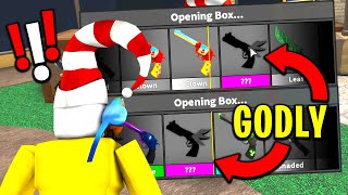 Robbed Of Two Godlys In Roblox Murder Mystery 2 Minecraftvideos Tv