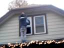 Tyler on roof imitating my stepdads walk. hehe Tyler on roof imitating my stepdads walk. hehe
