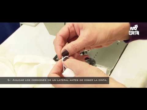 cortinas modernas - Es este vídeo explicamos como confeccionar una cortina con cinta fruncidora automática de CINPASA, para colgar en rieles o en barra.