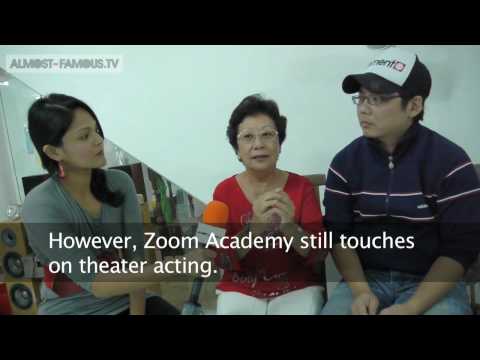 almost-famous.tv attends acting classes at Zoom Academy