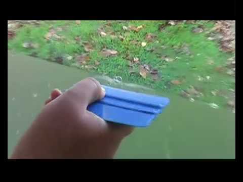 how to fit frosted window film
