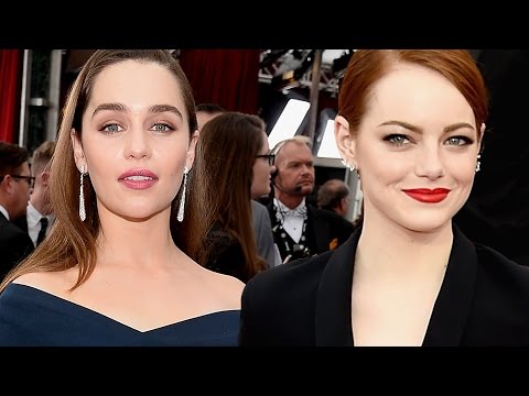 Emma Stone & Emilia Clarke SAG Awards Style 2015