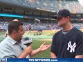 david talks about his first time pitching in the major leagues.