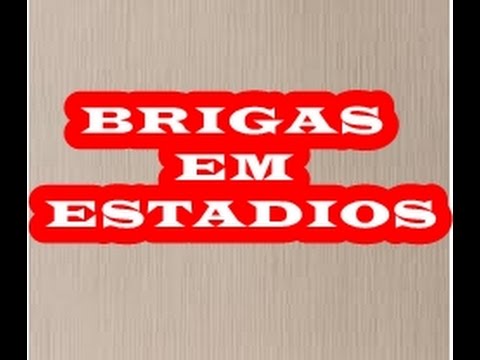 Brigas generalizada em estádio de futebol