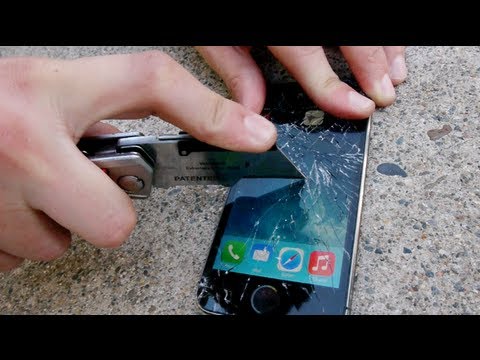 iPhone 5S Razor Sharp Knife Scratch Test!