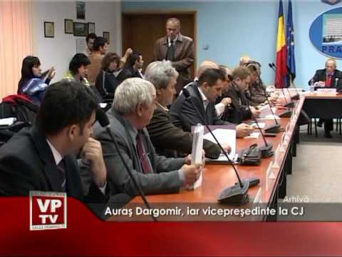 Auraş Dargomir, iar vicepreşedinte la CJ