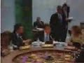 George W. Bush gropes Angela Merkel from behind