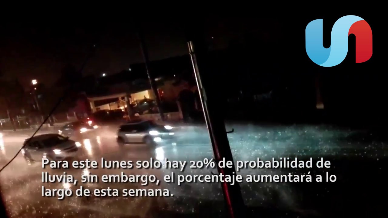 Cae primera lluvia del verano en Hermosillo