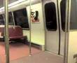 Riding home on the Metrorail train
