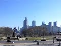 Walking up the Steps of the Philadelphia Art Museum
