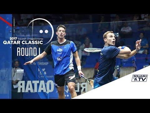 Squash - Qatar Classic 2017 Rd 1 - Roundup Pt 3
