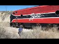 We were taken by surprise when this small locomotive came towards us from Jacumba www.anzaborrego.net