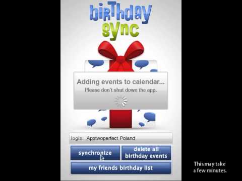 how to sync birthdays from facebook to iphone ios 8