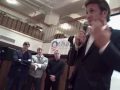 sean penn speaking at the 2008 harvey milk club dinner.