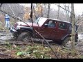 2007 Jeep Wrangler JK on muddy trail