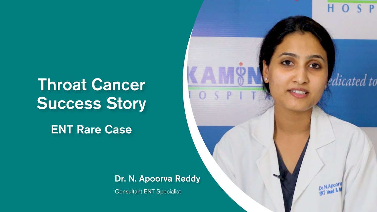 Throat Cancer Success Story - ENT Rare Case