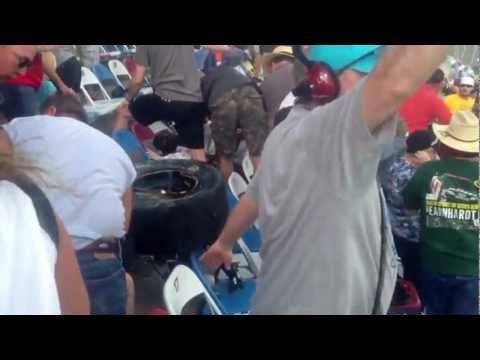 Impactantes imágenes del terrible choque en el NASCAR